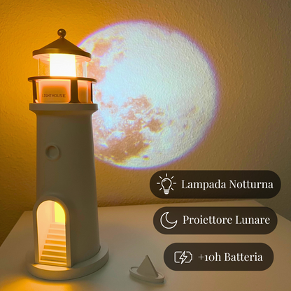 Proiettore Faro Lunare & Altoparlante